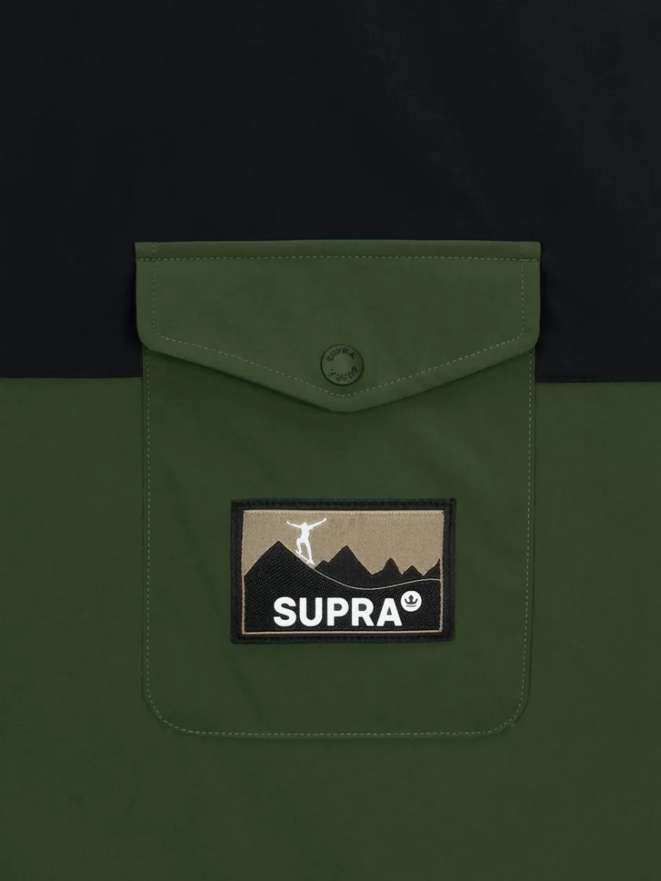T-Shirts^SUPRA Woven Coloring point Long-Sleeved T-Shirt
